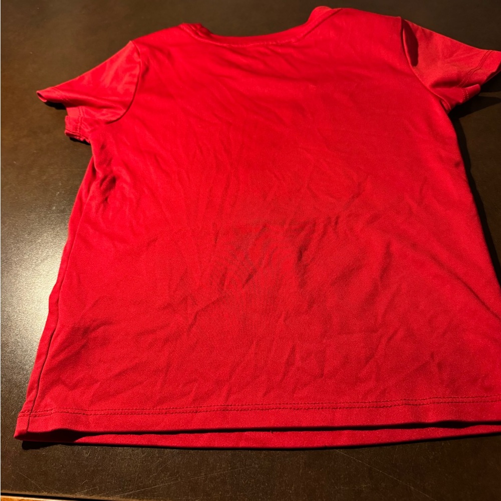 Cat & Jack Boys Red Emoji Faces Graphic Tee Shirt XS 4/5‎ Short Sleeve - Picture 2 of 3